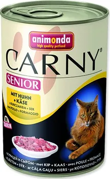 Krmivo pro kočku Animonda Carny Senior konzerva kuře/sýr