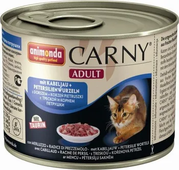 Krmivo pro kočku Animonda Carny Adult konzerva treska/petržel