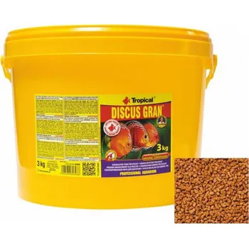 Krmivo pro rybičky TROPICAL Discus Gran 10l vědro