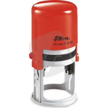 Razítko Shiny Kulaté razítko R-538, průměr otisku 38 mm, červený strojek