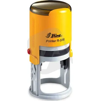 Razítko Shiny Kulaté razítko R-538, průměr otisku 38 mm, žlutý strojek