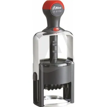 Razítko Shiny Kulaté datumové razítko H-6109 Heavy Duty, průměr 45 mm, text + datum