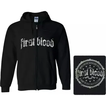 Pánská mikina mikina s kapucí a zipem First Blood