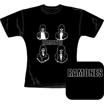 dámské triko Ramones - Skulls