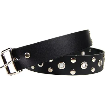 Opasek kožený pásek se cvoky 3 cm