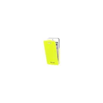 Pouzdro na mobilní telefon Pouzdro flap MUVIT Fluo pro Apple iPhone 5C, žluté