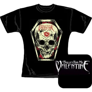 Dámské tričko dámské triko Bullet For My Valentine - Skull