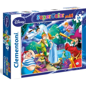Puzzle Clementoni Supercolor Maxi Petr pan 24 dílků