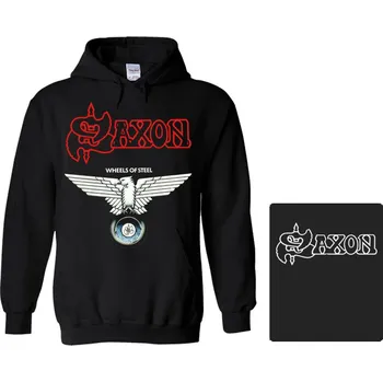 Pánská mikina mikina s kapucí Saxon - Wheels Of Steel