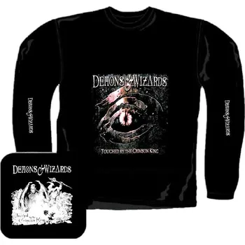 Pánské tričko triko s dlouhým rukávem Demons and Wizards - Touched By The Crimson King