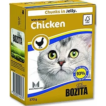 Krmivo pro kočku Bozita kousky v rosolu s mletým kuřecím 370 g