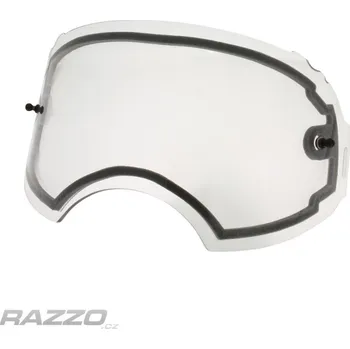 Motocyklové brýle Dvojité čiré sklo Oakley Airbrake MX Plutonite Lens Clear Dual