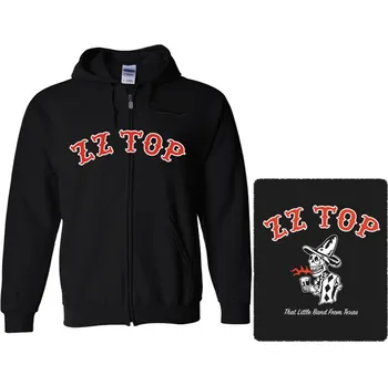 Pánská mikina mikina s kapucí a zipem ZZ Top - That Little Ol Band From Texas