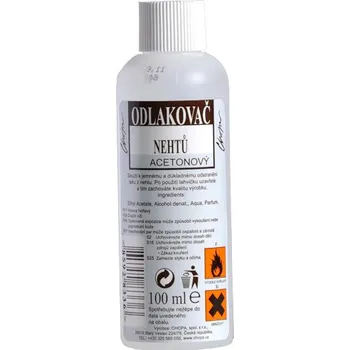 Odlakovač nehtů Chopa odlakovač nehtů acetonový