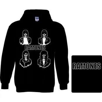 Pánská mikina mikina s kapucí Ramones - Skulls