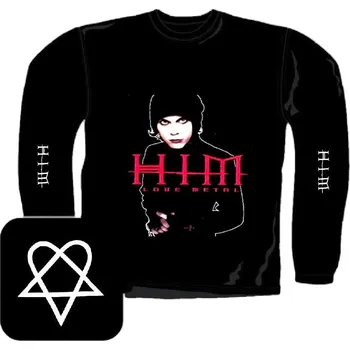 Pánské tričko triko s dlouhým rukávem H.I.M. - Love Metal