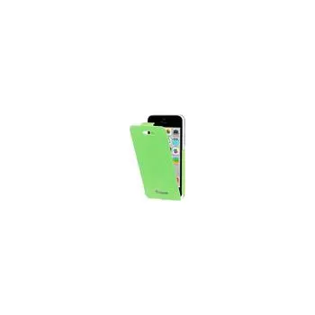 Pouzdro na mobilní telefon Pouzdro flap MUVIT Fluo pro Apple iPhone 5C, zelené