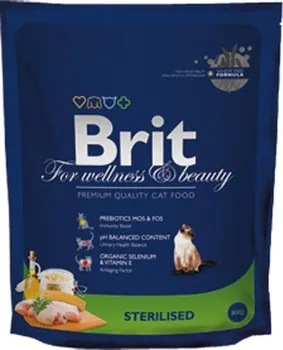 Krmivo pro kočku Brit Premium Cat Sterilised