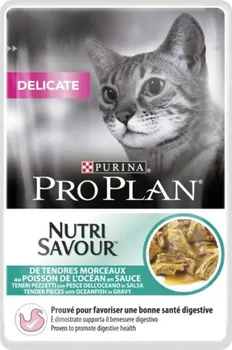 Krmivo pro kočku Purina Pro Plan Cat Nutri Savour Delicate kapsička mořské ryby 85 g
