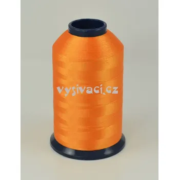 Nit vyšívací nit oranžová ROYAL P189 5000m polyester návin: 1 kón návin 5000m