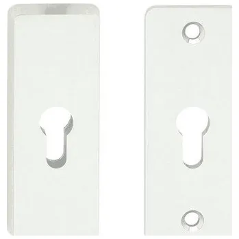 Dveřní kování Cobra přídavná rozeta TOWER H (hliník) Povrch: F1 (stříbrný elox)