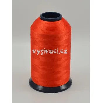 Nit vyšívací nit oranžová ROYAL P046 5000m polyester návin: 1 kón návin 5000m *** SKLADEM 5 kónů
