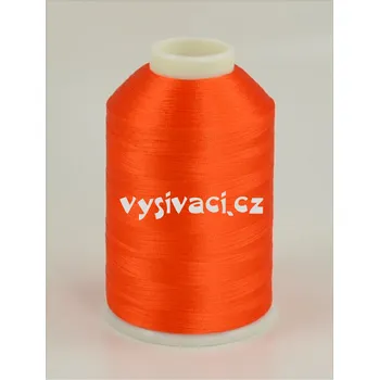 Nit vyšívací nitě oranžová ROYAL C359 návin 5000 metrů viskóza návin: 1 kón návin 5000m