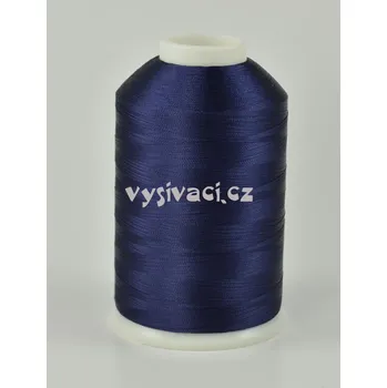 Nit vyšívací nitě modrá ROYAL C139 návin 5000 metrů viskóza návin: 1 kón návin 5000m