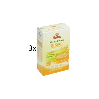Dětská kaše Holle Bio 3 druhy zrna 3 × 250 g