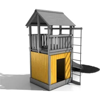 Dětské hřiště Modul Chýše pro hřiště Palis Gym Modul chýše jsou 4 stěny s jedním vchodem pro hřiště Palis Gym