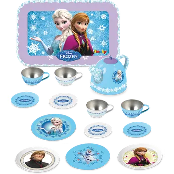 nádobí do dětské kuchyňky Smoby Ledové království Čajový set kovový