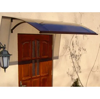 Stříška nad vchodové dveře Gutta Swing PC vchodová stříška 160 x 87 cm bílá