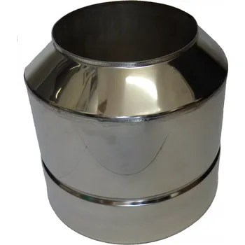 Komín DW ukončení komína - DN 200 mm (třísložkové nerezové ukončení komína)