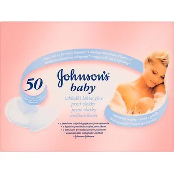 Vložka do podprsenky Johnson & Johnson Prsní vložky Baby 50 ks 