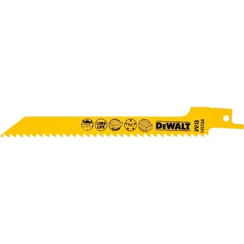 DT2351 DeWALT Pilový plátek demoliční 152 mm, na dřevo obloukový řez 5 ks