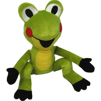 plyšák MÚ Brno Plyšová Žabka 20cm, sedící - plyšové hračky