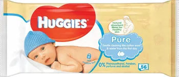 Dětský vlhčený ubrousek Huggies vlhčené ubrousky Pure 56 ks