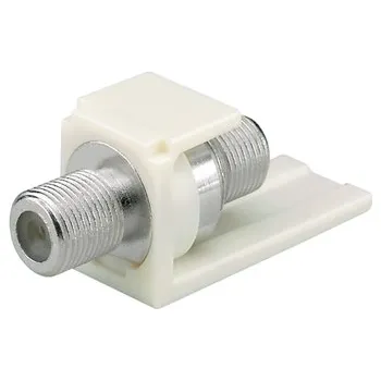 Patch panel CMFSRWHY Koaxová spojka MINI-COM, typ F, 75 Ohm, bílá