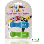 T-tomi Kočárkový kolíček modrý+zelený