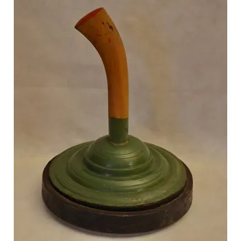 Přírodní kámen Starožitný curling hrací kámen - Zelený kámen