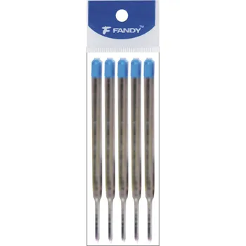 Fandy Náplň F-typ parker metal 0,8 mm modrá 5 ks