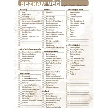 Baloušek Tisk Cestovatelský zápisník - náhradní náplň BU030