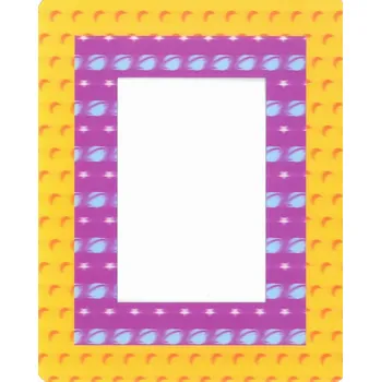 Fotoalbum Fandy Fotorámeček 10x15 3D samolepicí 4 žlutofialový