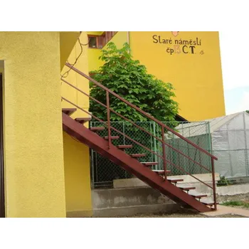 Schodiště Schodiště svařované ocelové