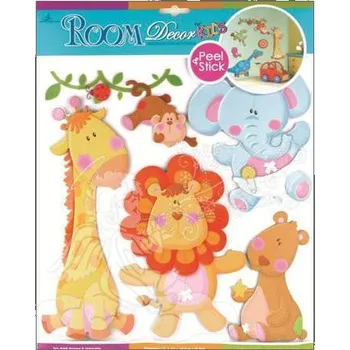 Samolepící dekorace Anděl Samolepky na zeď zvířátka z tvrdého papíru 679, 31x29 cm