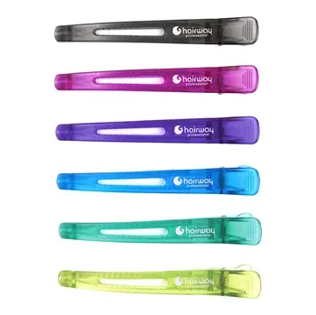 Klipsy do vlasů Hairway 11 cm - 6 ks barevné (42043) + dárek zdarma