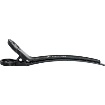 Karbonové klipsy do vlasů Hairway - 10 cm, černé - 6 ks (42033) + dárek zdarma