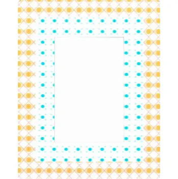 Rám na obraz Fandy Fotorámeček 10x15 3D samolepicí 5 žlutomodrý