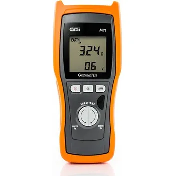 Revizní přístroj HT Instruments M71 - Měřič zemních odporu 2 a 3 vodičovou metodou