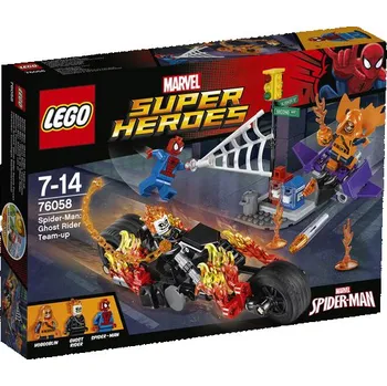 Stavebnice LEGO LEGO Super Heroes 76058 Spiderman: Ghost Rider vstupuje do týmu